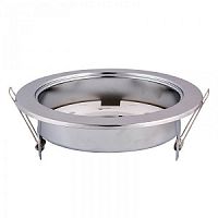 Светильник встраиваемый Uniel GX70/H5 220В 10Вт IP20 Серебро 151х125х53мм Набор GX70 картинка 